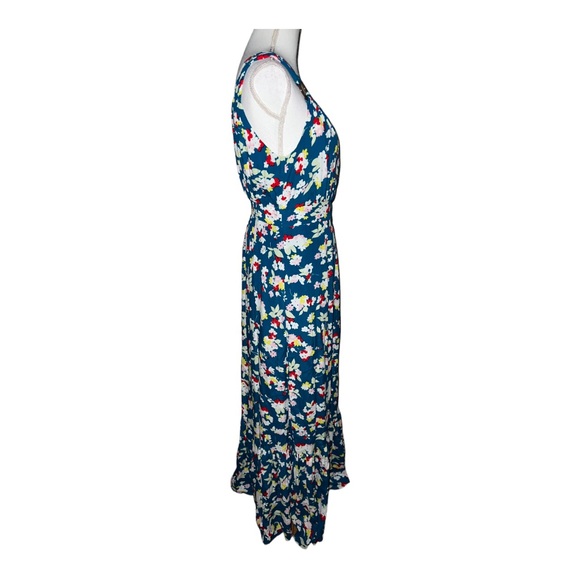 ANTHROPOLOGIE one shoulder floral maxi dress with pockets - Picture 4 of 16